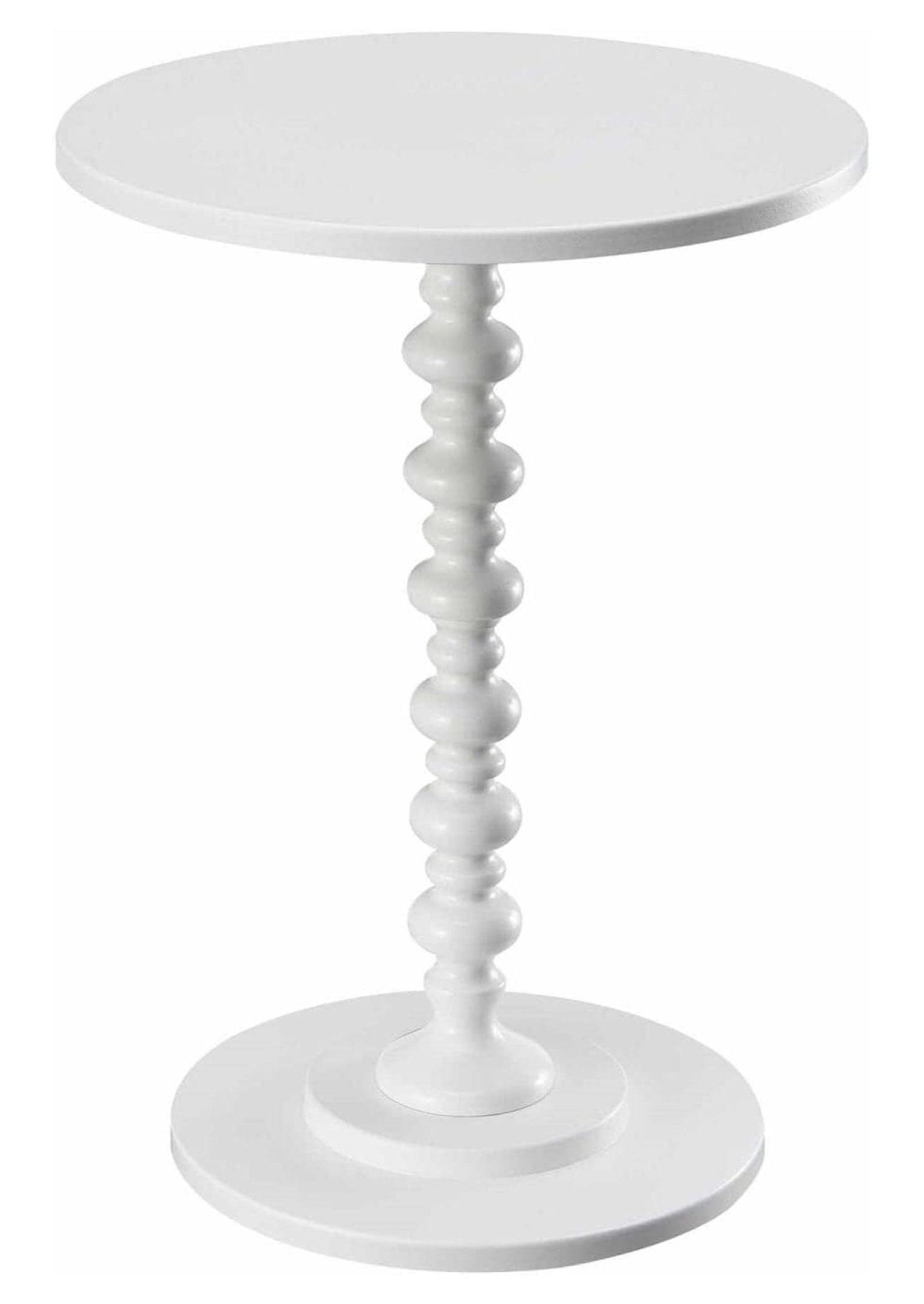 Werqueid Palm Beach Spindle Table, White