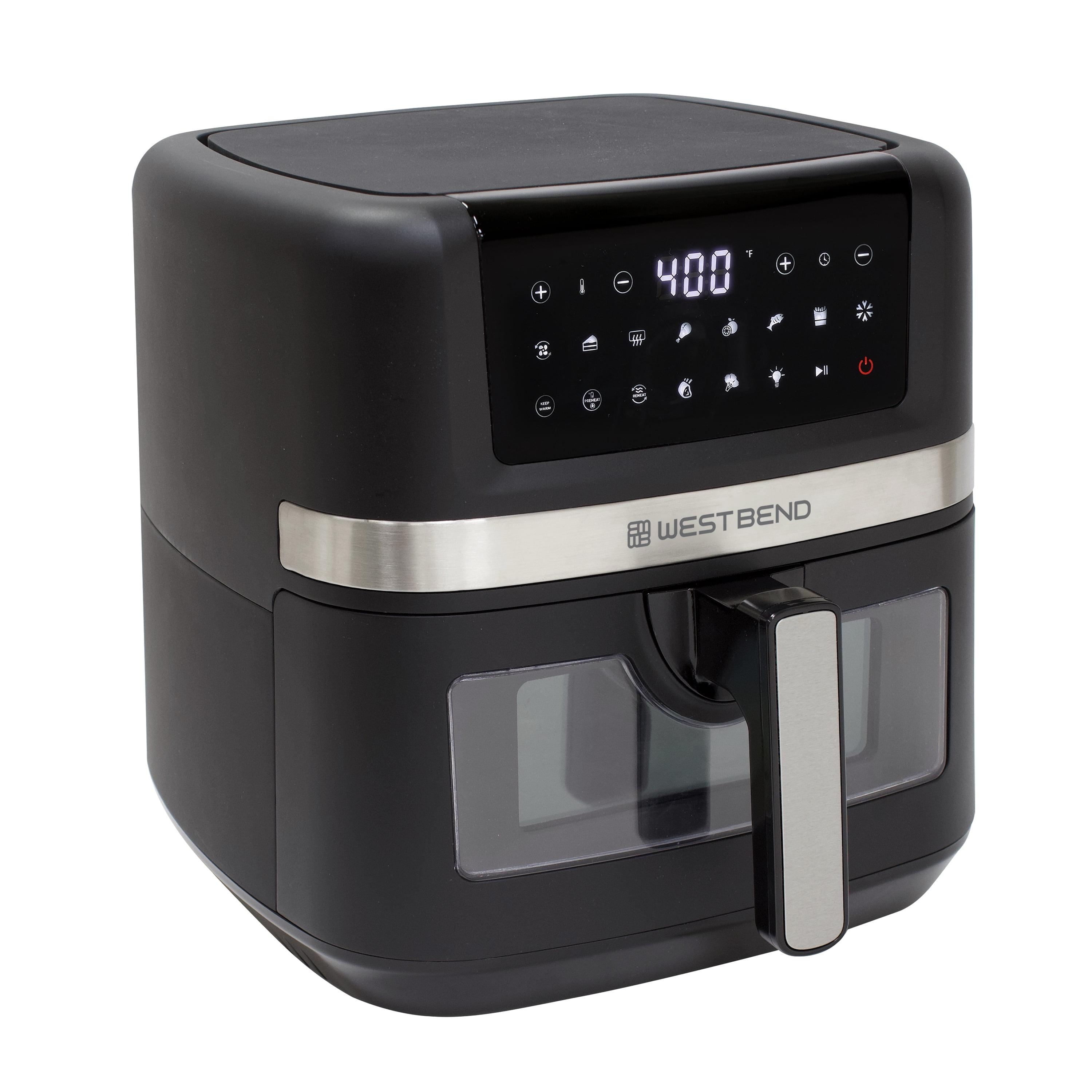 West Bend 7QT Air Fryer with 13 One-Touch Presets, in Black (AFWB7QBK13)