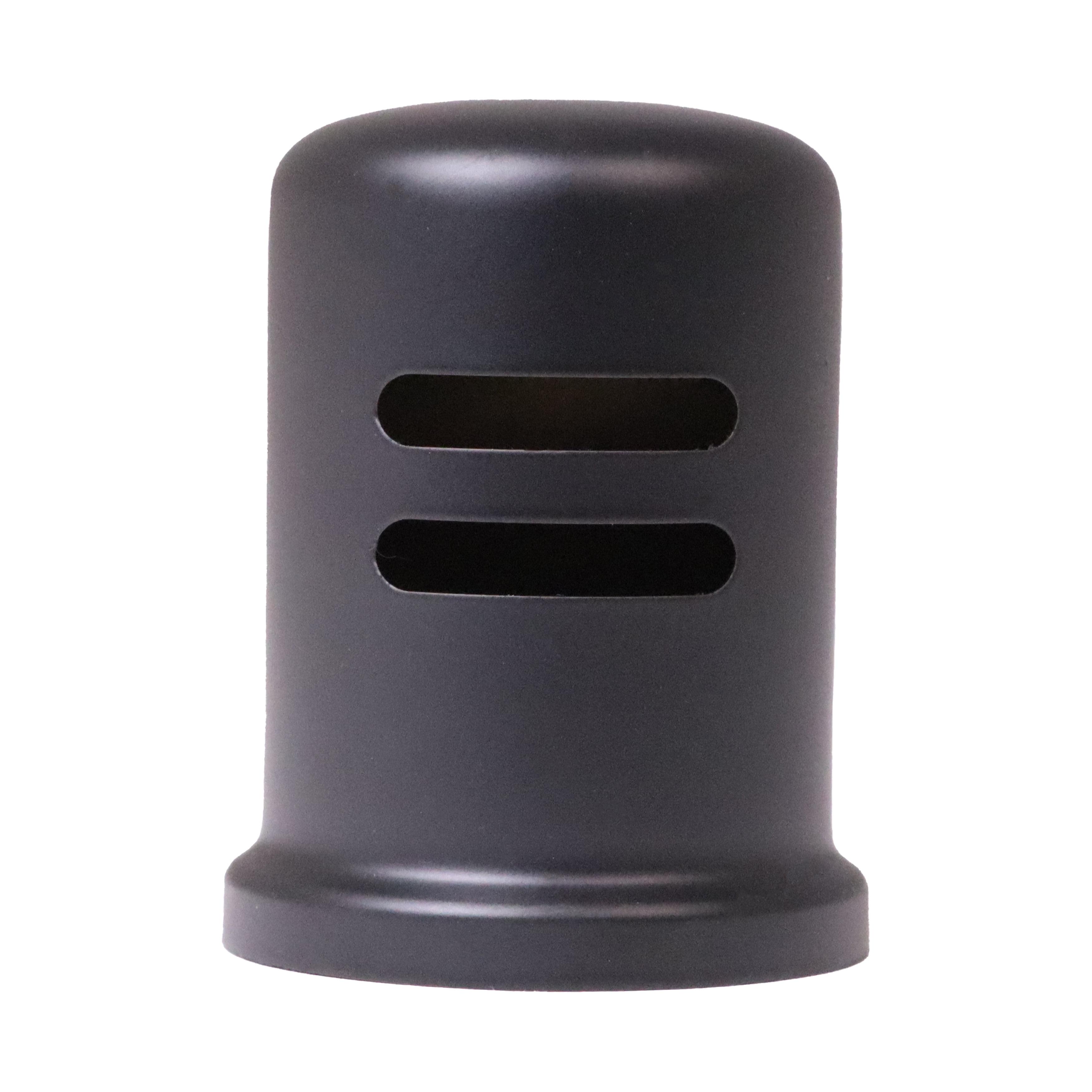 Matte Black Solid Brass Skirted Air Gap Cap for Kitchen Sink