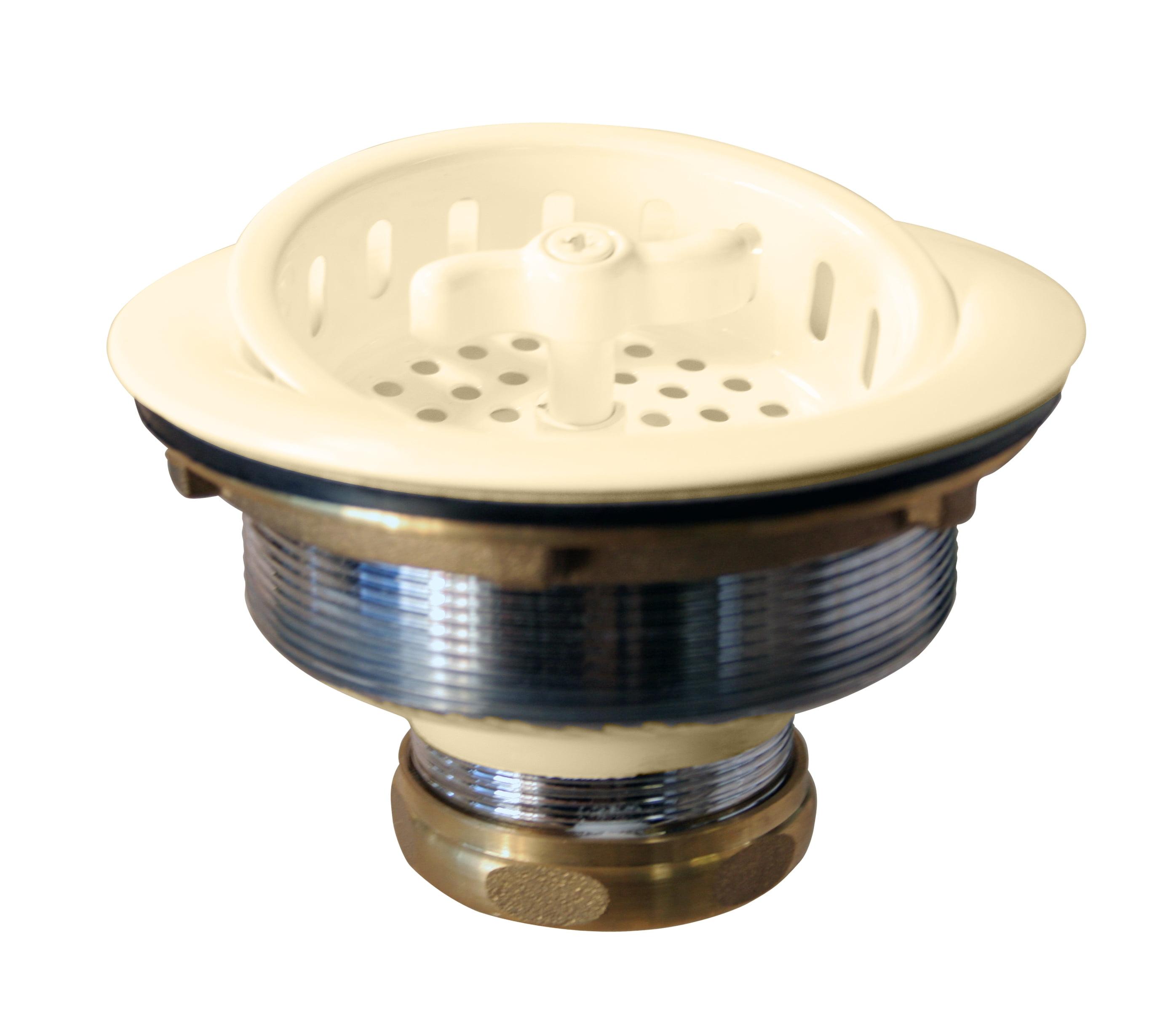 3-1/2" Wing Nut Twist Style Kitchen Sink Basket Strainer