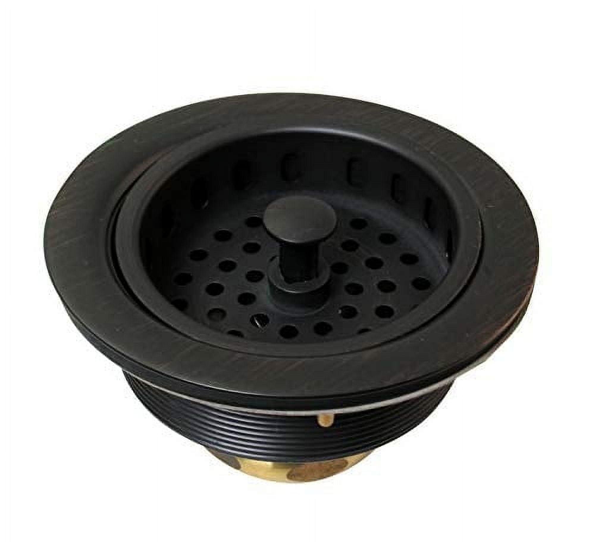 Westbrass Solid Brass Style Kitchen Sink Basket Strainer D214-12A