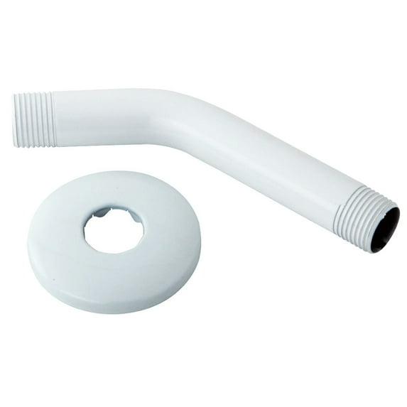 1/2" IPS x 6" Wall Mount Shower Arm with Sure Grip Flange