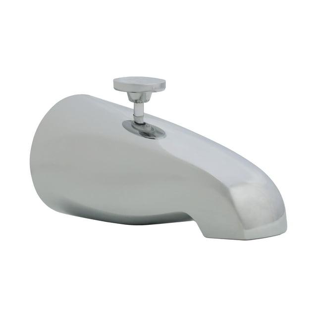 5-1/2" Reach Wall Mount Tub Spout with Rear Diverter