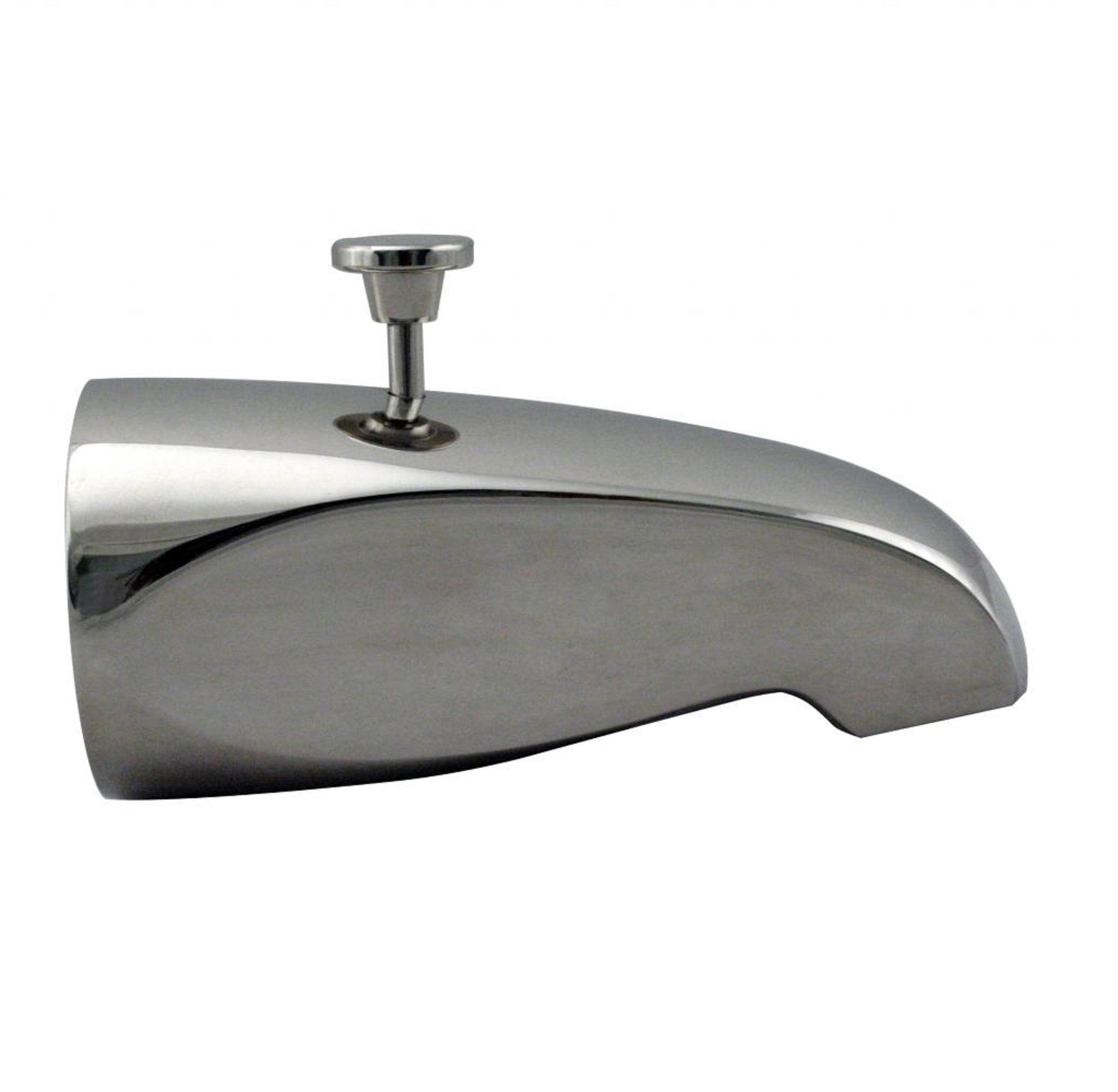 5-1/2" Reach Wall Mount Tub Spout with Rear Diverter