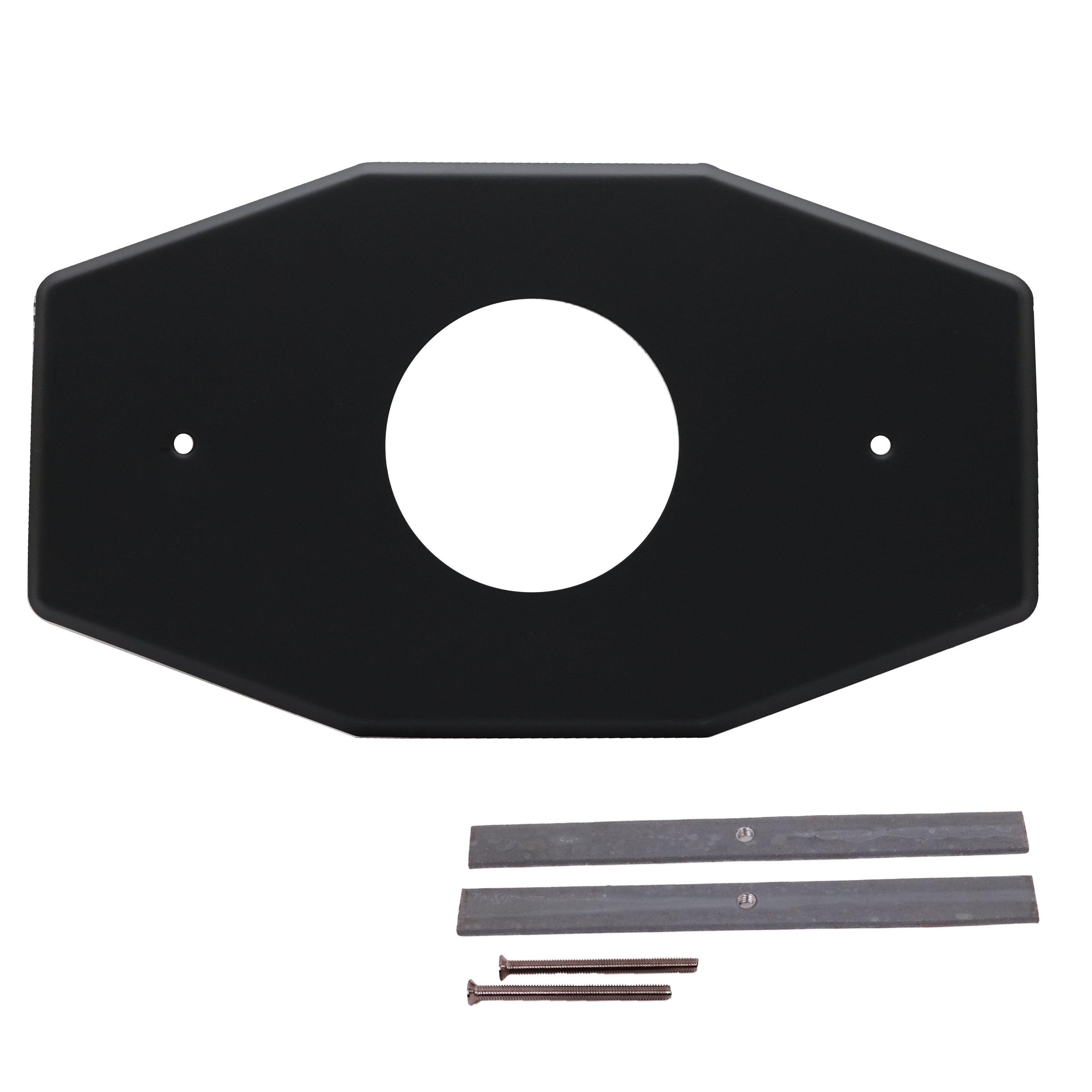 One-Hole Remodel Cover Plate for Mixet Bathtub and Shower Valves