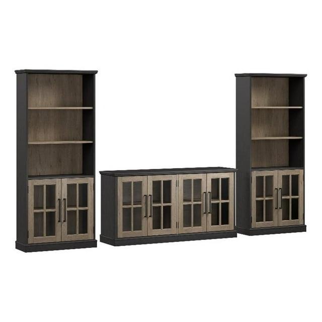 Westbrook 60W TV Stand for 75 Inch TV with Bookcases by Bush Furniture