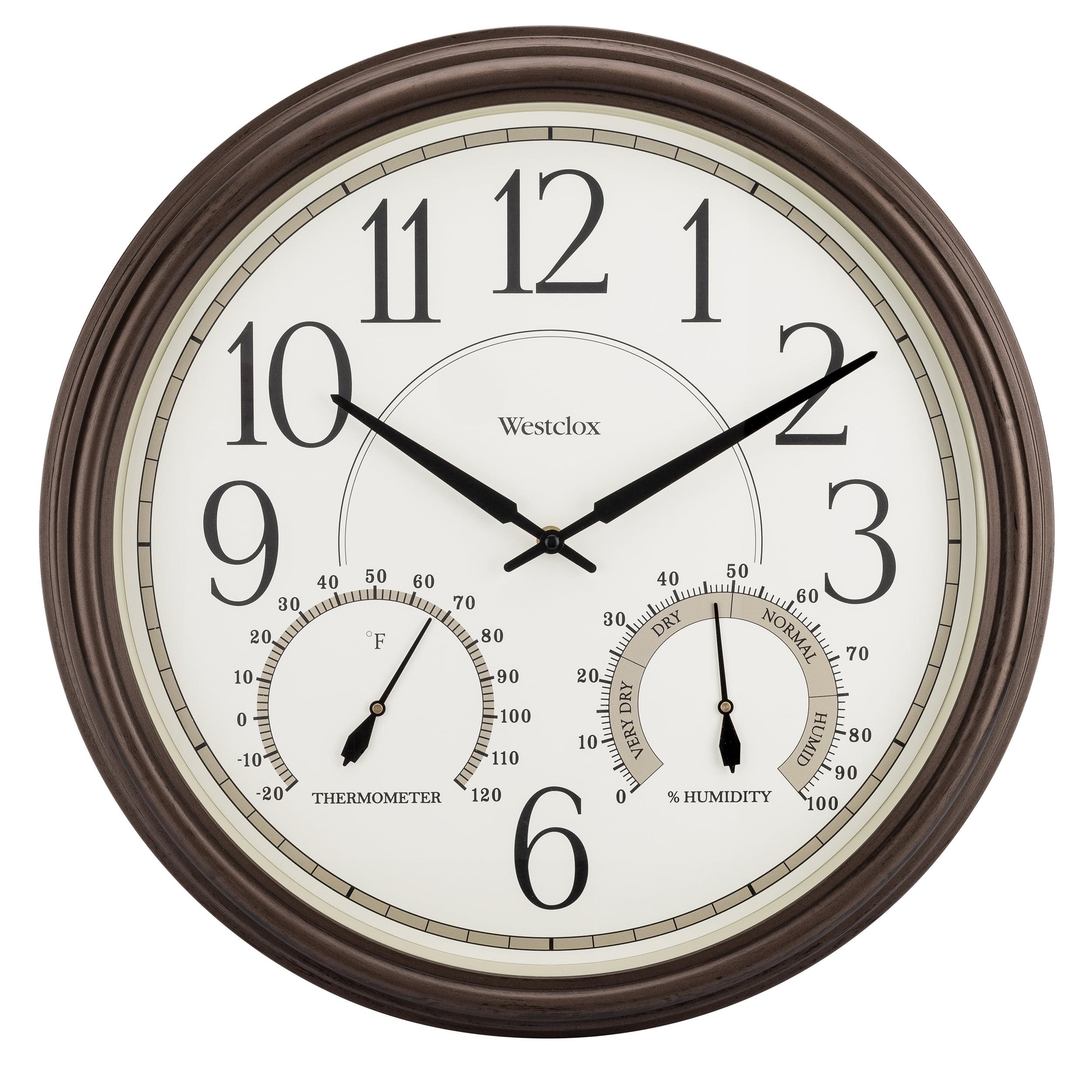 Westclox Clocks 20” Indoor/Outdoor Wall Clock