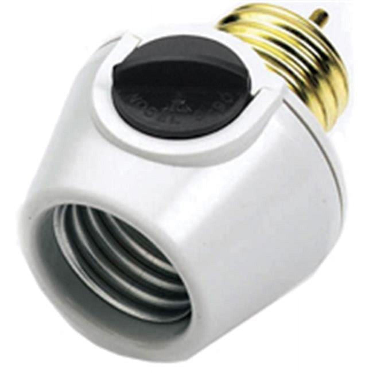 Compact Full-Range White Screw-In Lamp Dimmer with Timer