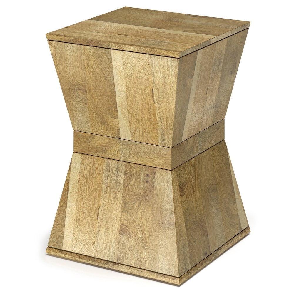 Westfield 14 inch Wide Mango Wood Side Table in Natural