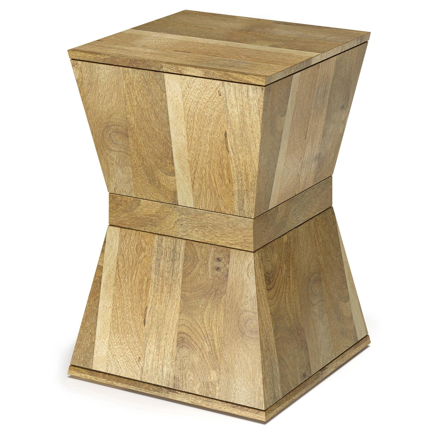 Westfield 14 inch Wide Mango Wood Side Table in Natural