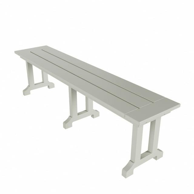 WestinTrends  Outdoor Patio Dining Bench, Sand