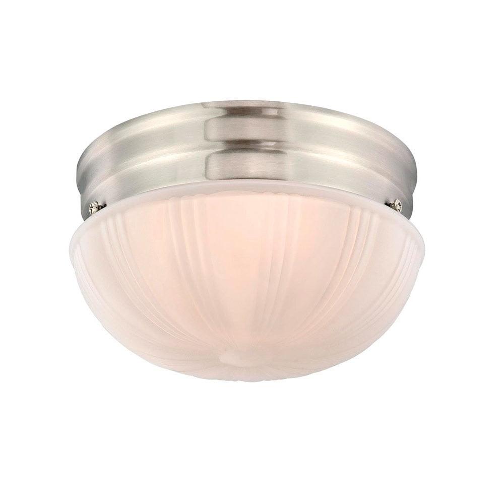 Brushed Nickel LED Flush Mount Ceiling Light