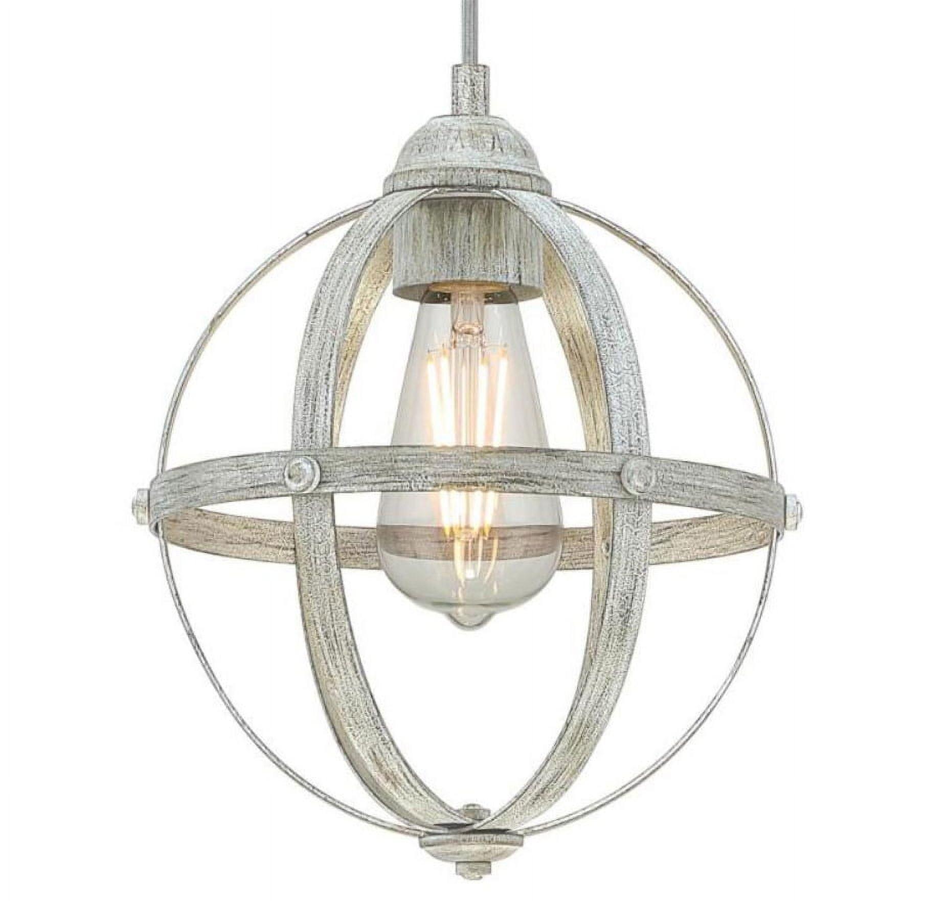 Westinghouse 6110600 Stella Mira 9" Wide Mini Pendant - Antique Ash