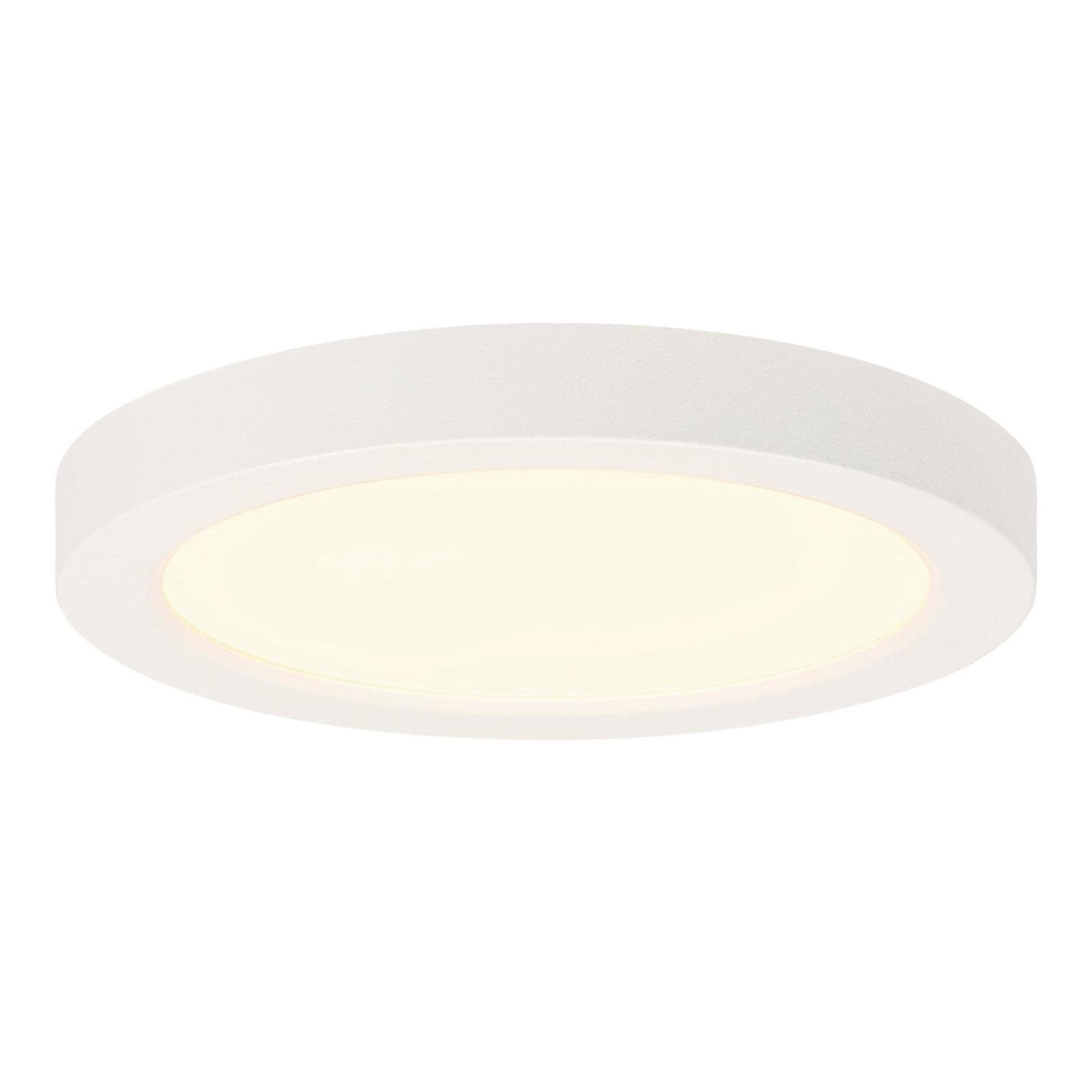 Westinghouse 5'' White LED Flush Mount Drum Ceiling Light, Energy Star