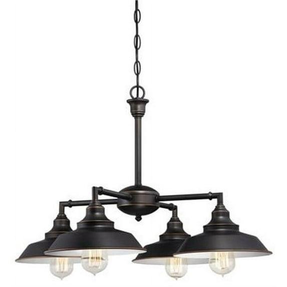 Iron Hill 4-Light Oil Rubbed Bronze Chandelier