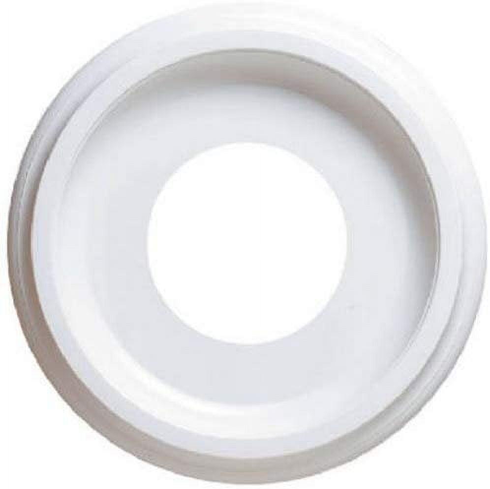 Smooth White Plastic 10-Inch Ceiling Medallion