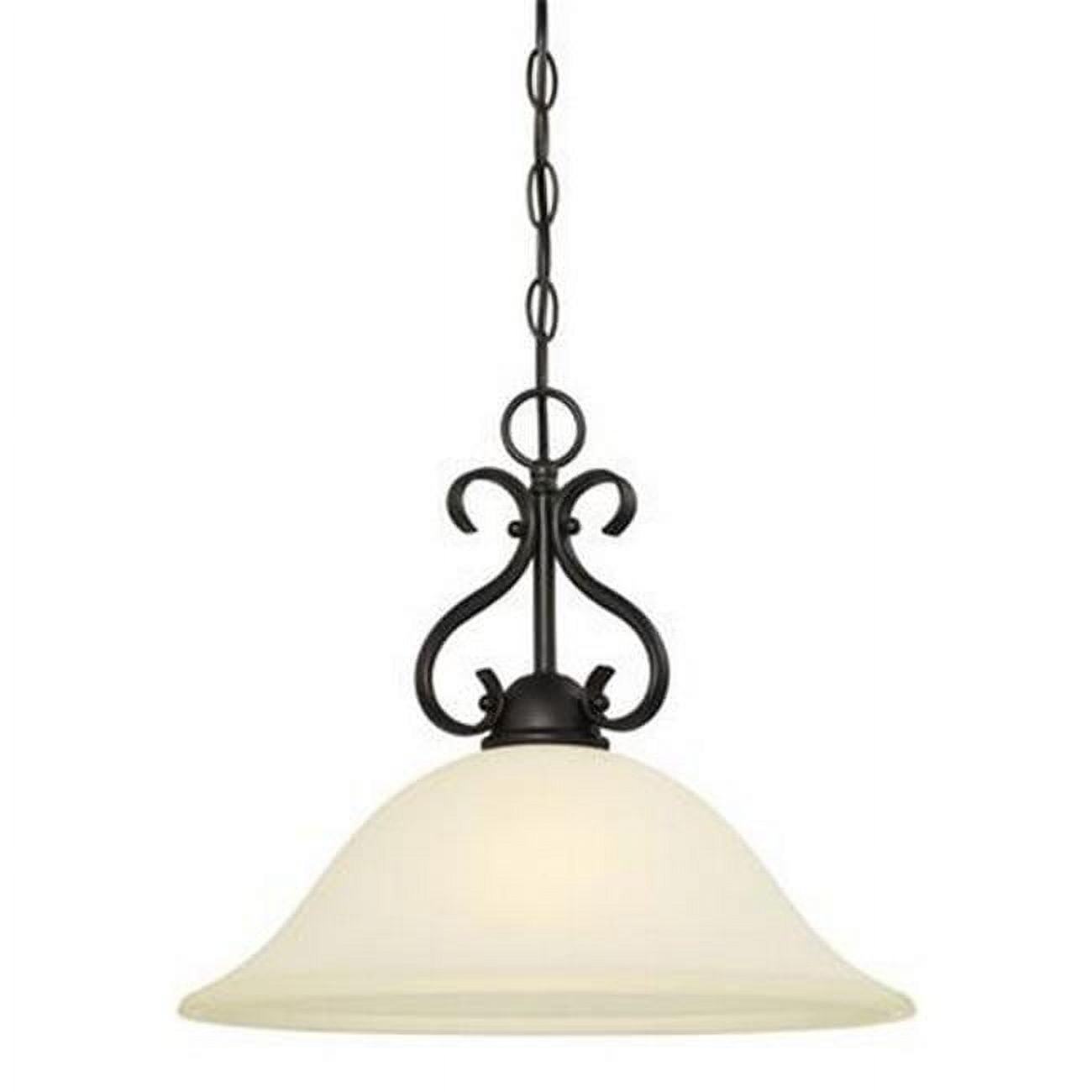 Westinghouse Dunmore Pendant Oil Rubbed Bronze Finish Frosted Glass