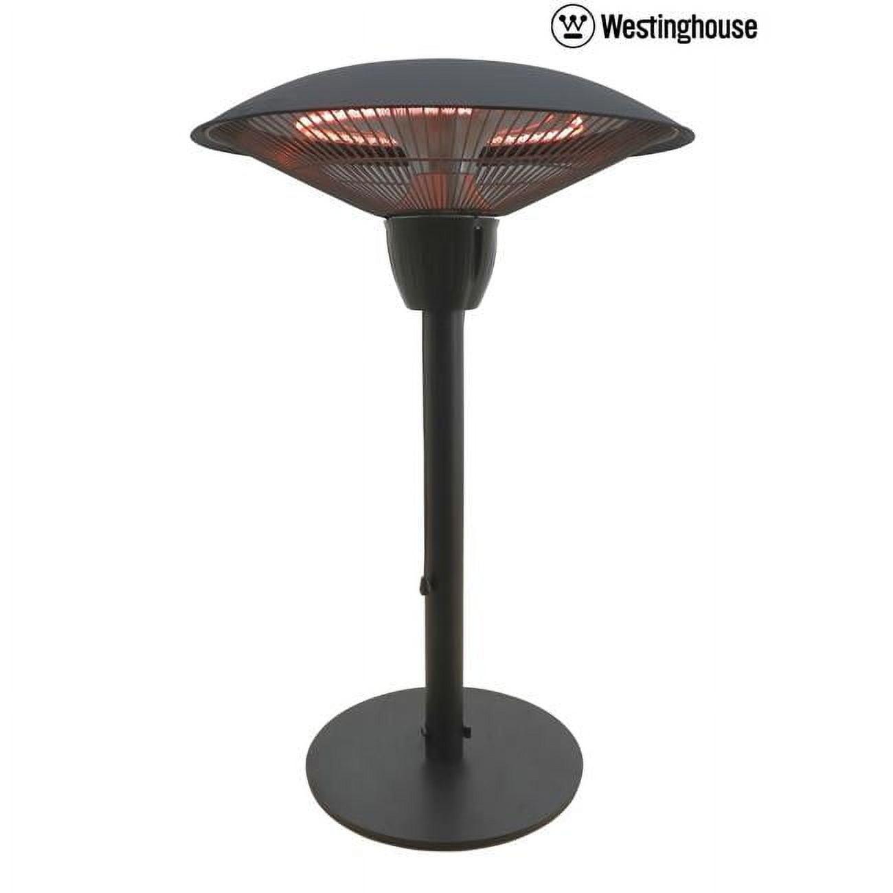 Westinghouse Black Infrared Electric Table Top Outdoor Heater with Auto Shut Off