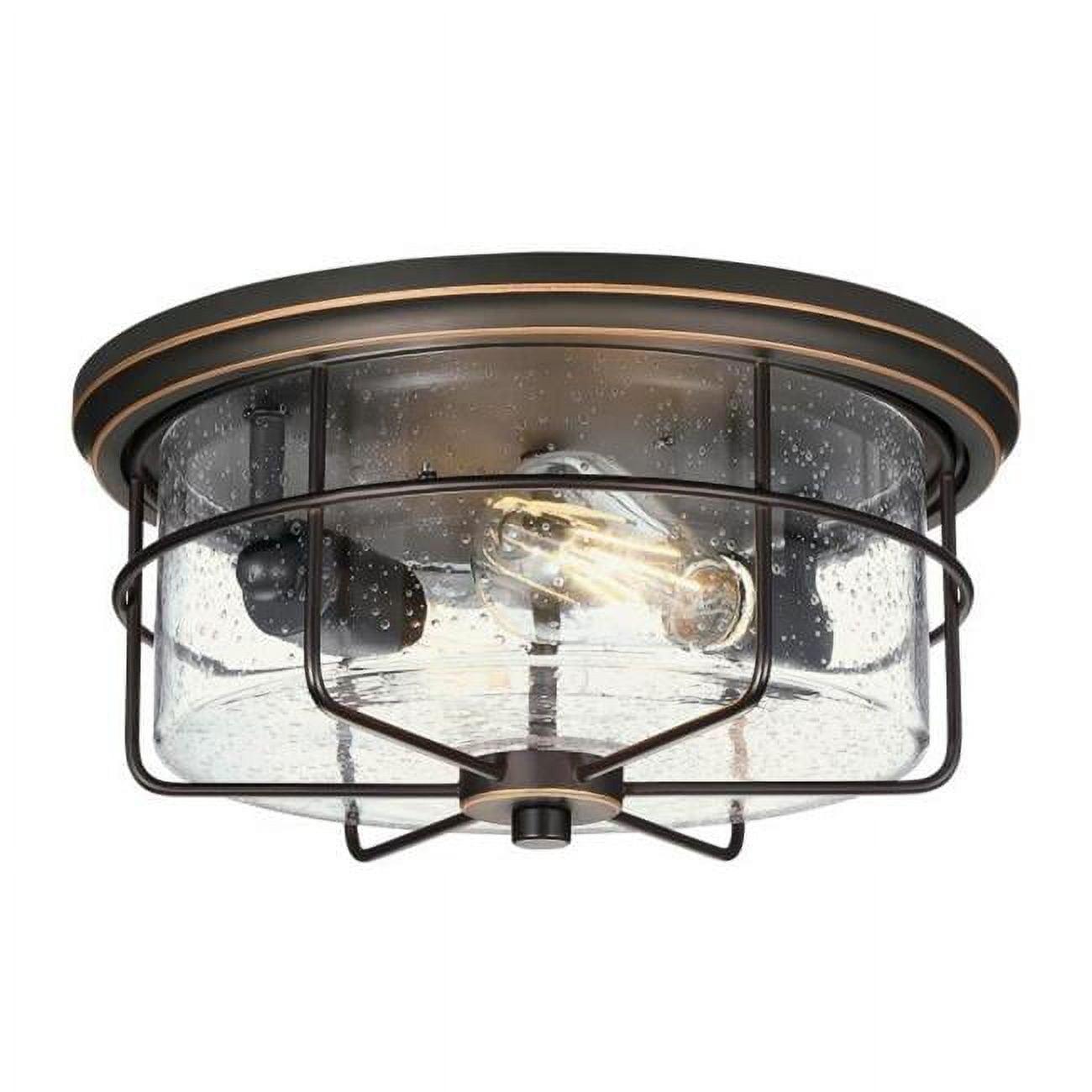 2 - Bulb Outdoor Flush Mount