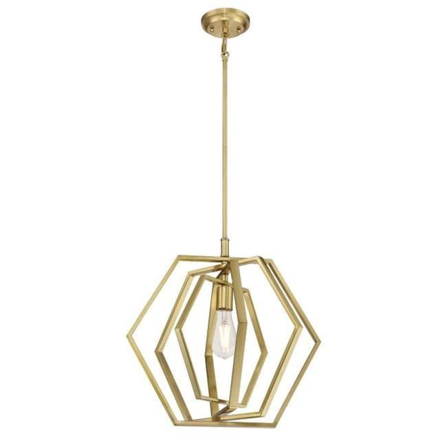 Westinghouse Lighting 6351200 1 Light Pendant Champagne Brass Finish