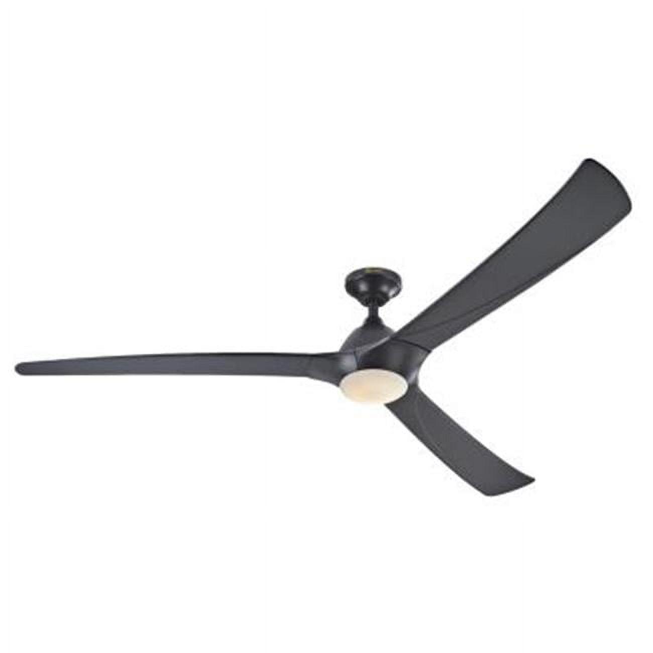 Westinghouse Lighting 7204200 73 in. Ceiling Fan with Opal Frosted, Black