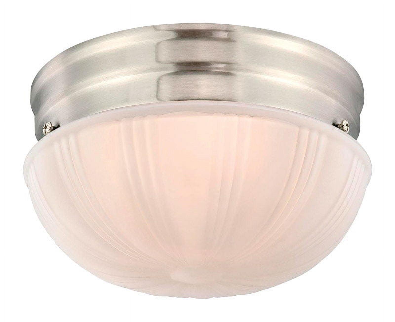 Brushed Nickel LED Flush Mount Ceiling Light