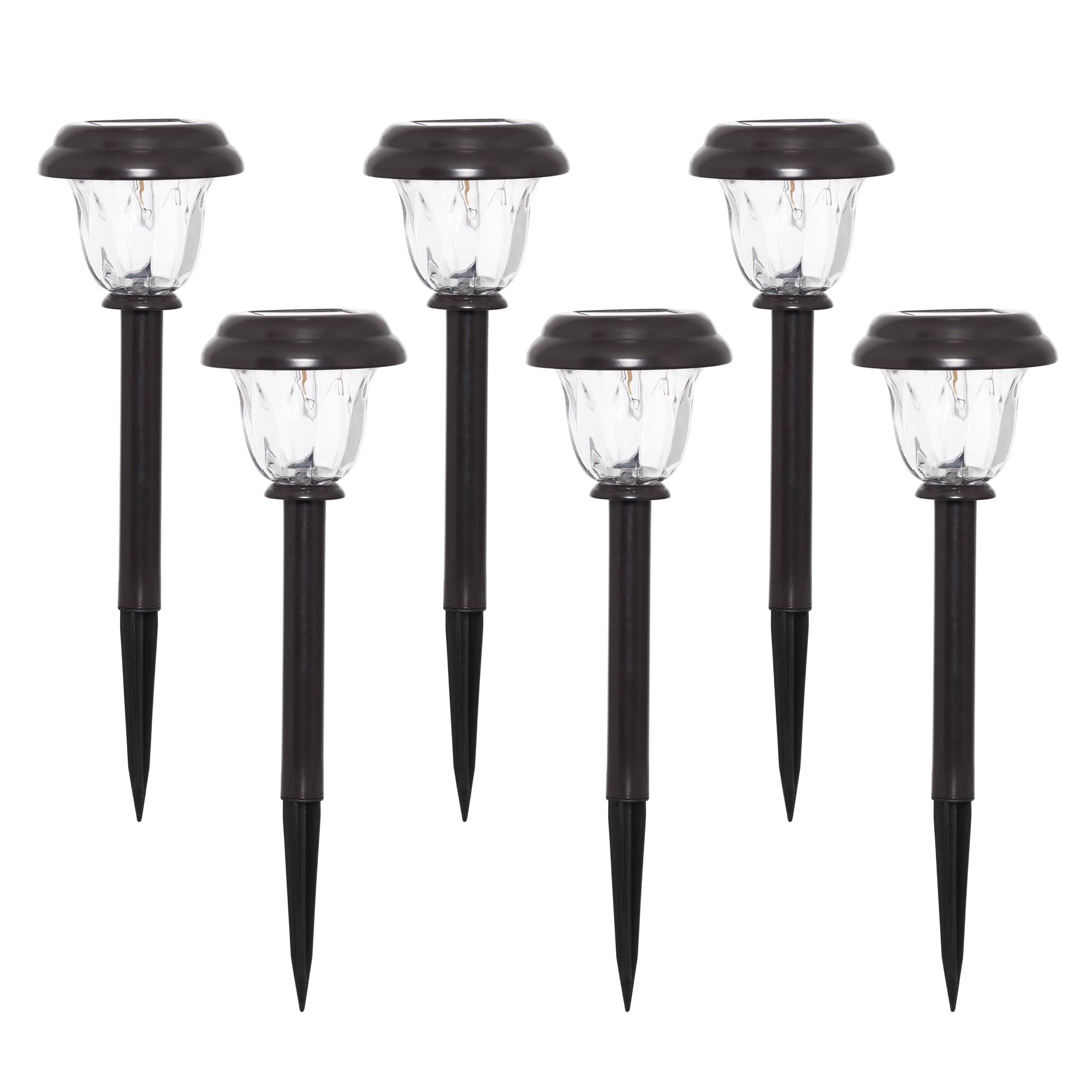 Bronze Solar Powered LED Pathway Lights Multipack