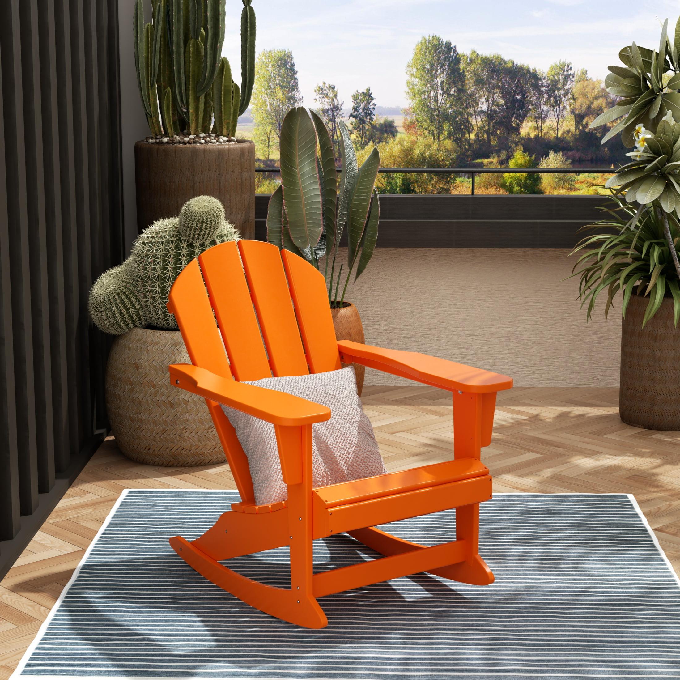 WestinTrends  Outdoor Patio Porch Rocking Adirondack Chair