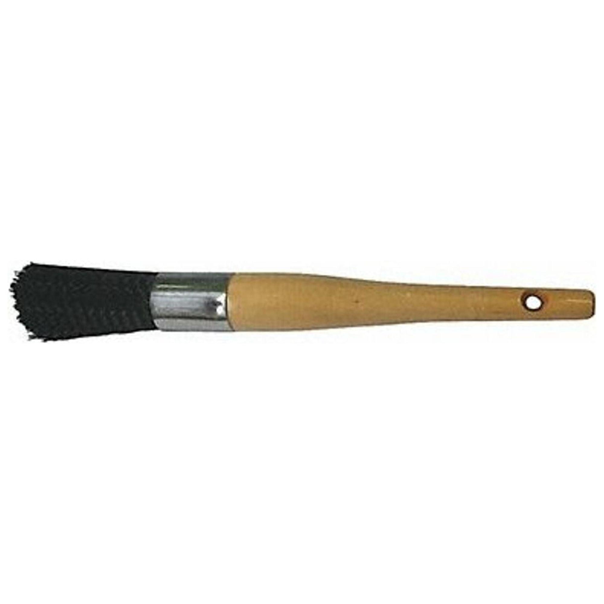 Westward 11" Nylon Bristle Wood Handle Parts Cleaning Brush