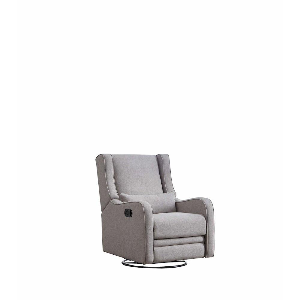 Westwood Design Elsa Manual Swivel Glider Pearl - River Gray
