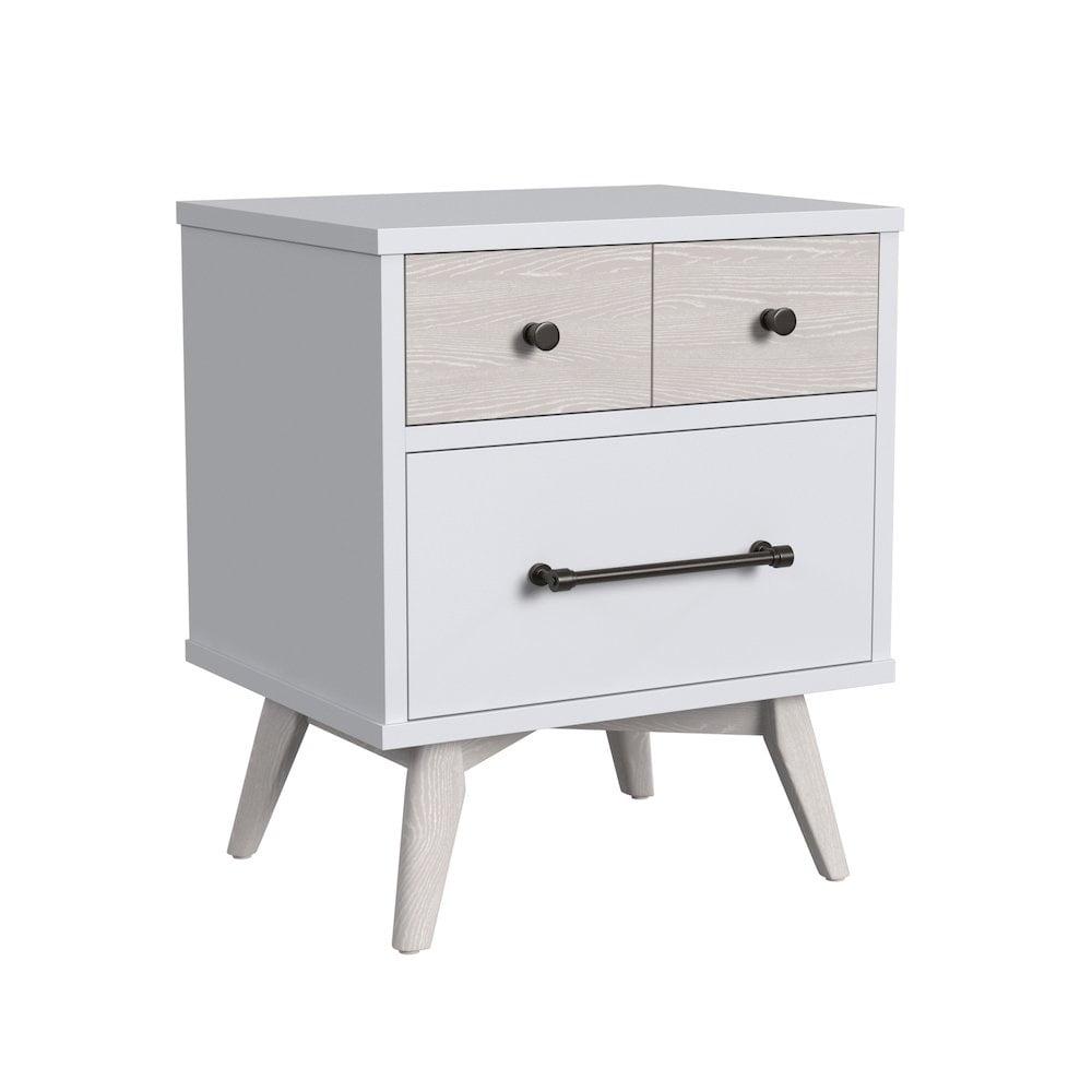 Westwood Design Rowan 3 Drawer Nightstand - Off White