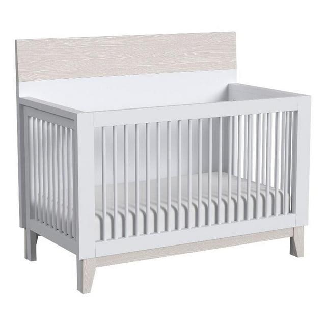 Westwood Design Rowan 4-in-1 Convertible Crib - White/Light Natural