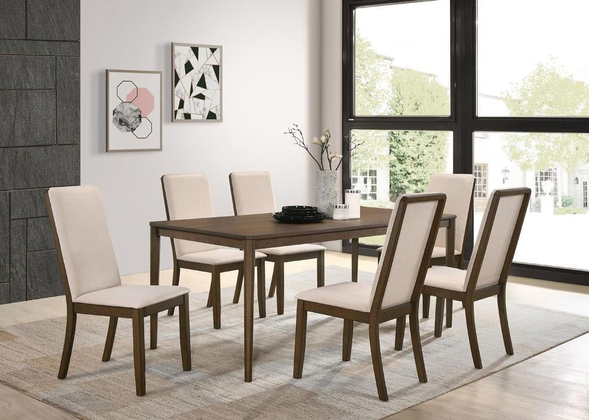 Wethersfield Walnut and Latte 5-Piece Dining Set