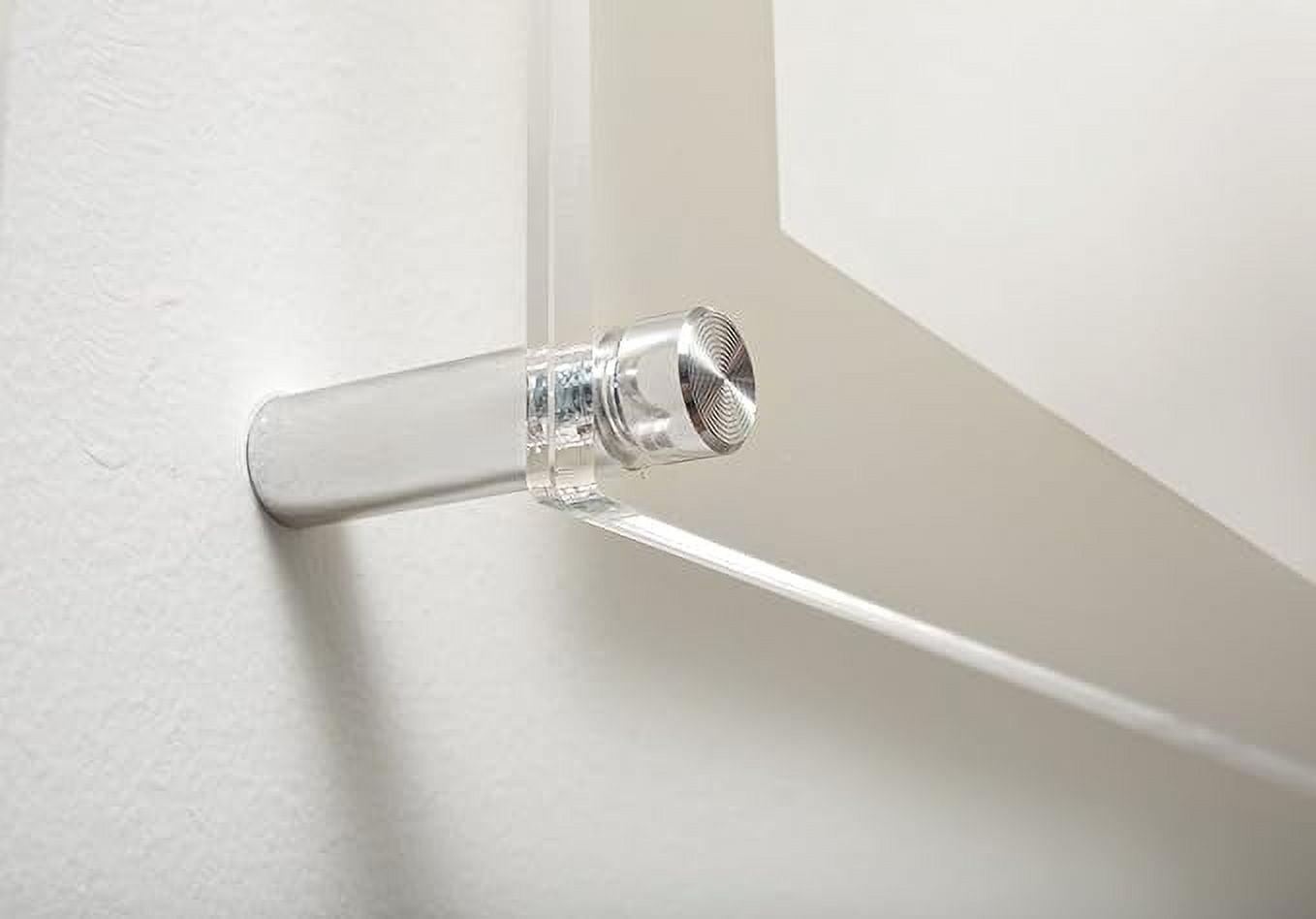 Wexel Art 1-Inch Standard Wall Mounts Grade Acrylic Floating Frames, Silver (Pack Of 4) (Set of 4)