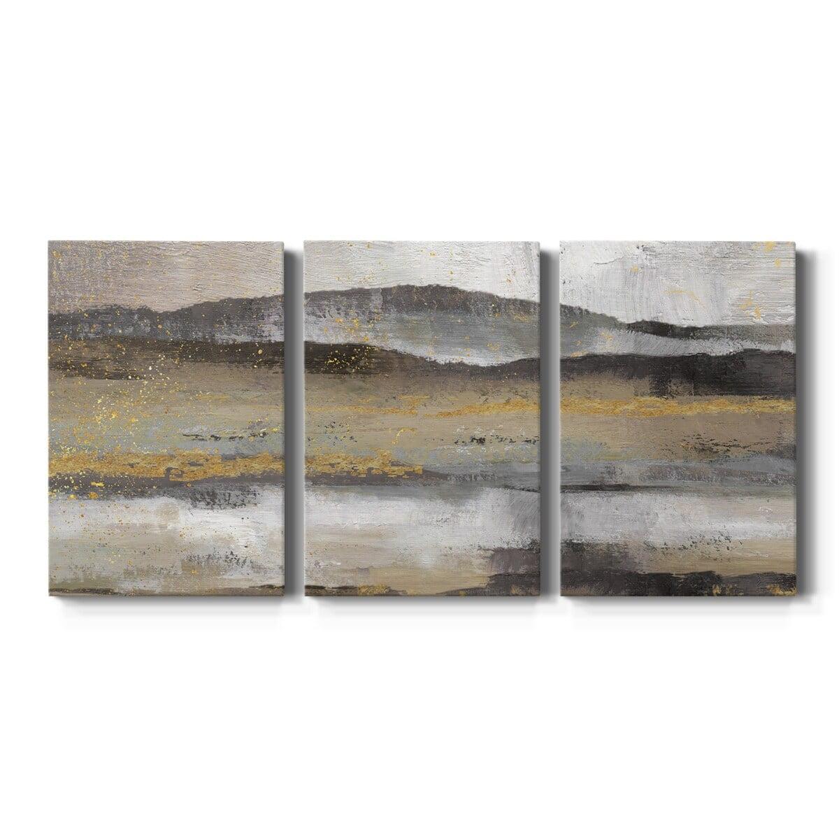 Rolling Hills Hand-Stretched Canvas Art in Neutral Tones