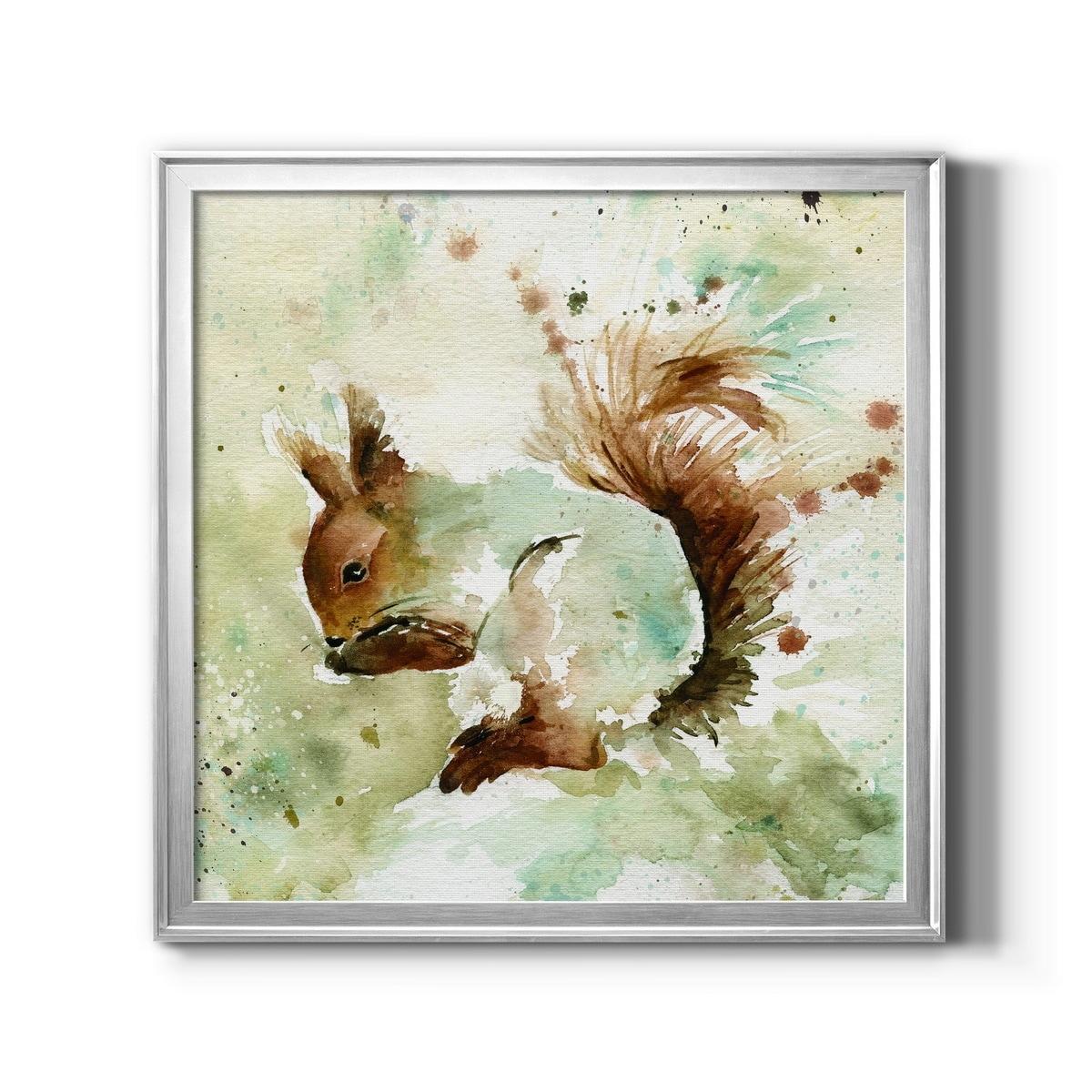 Wexford Home Topaz Spring II-Framed Canvas - Ready to Hang 16x16 Silver