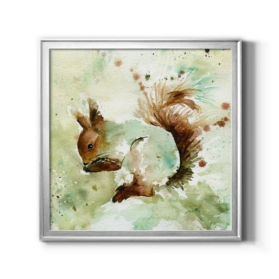 Wexford Home Topaz Spring II-Framed Canvas - Ready to Hang 16x16 Silver