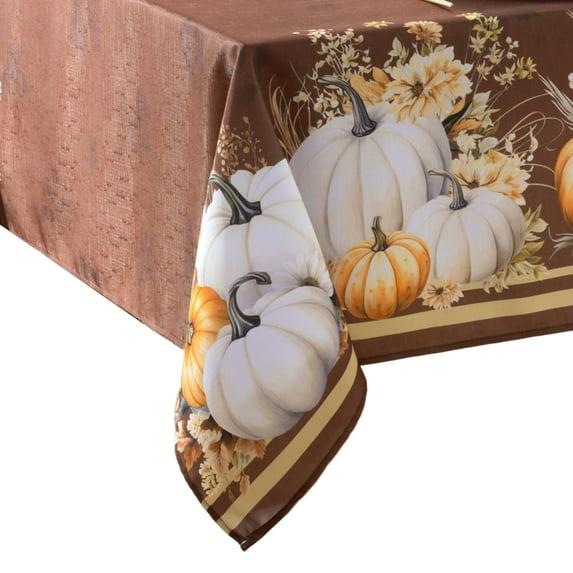 Wheatland Harvest Fall Tablecloth - Multicolor - 60x120 - Elrene Home Fashions