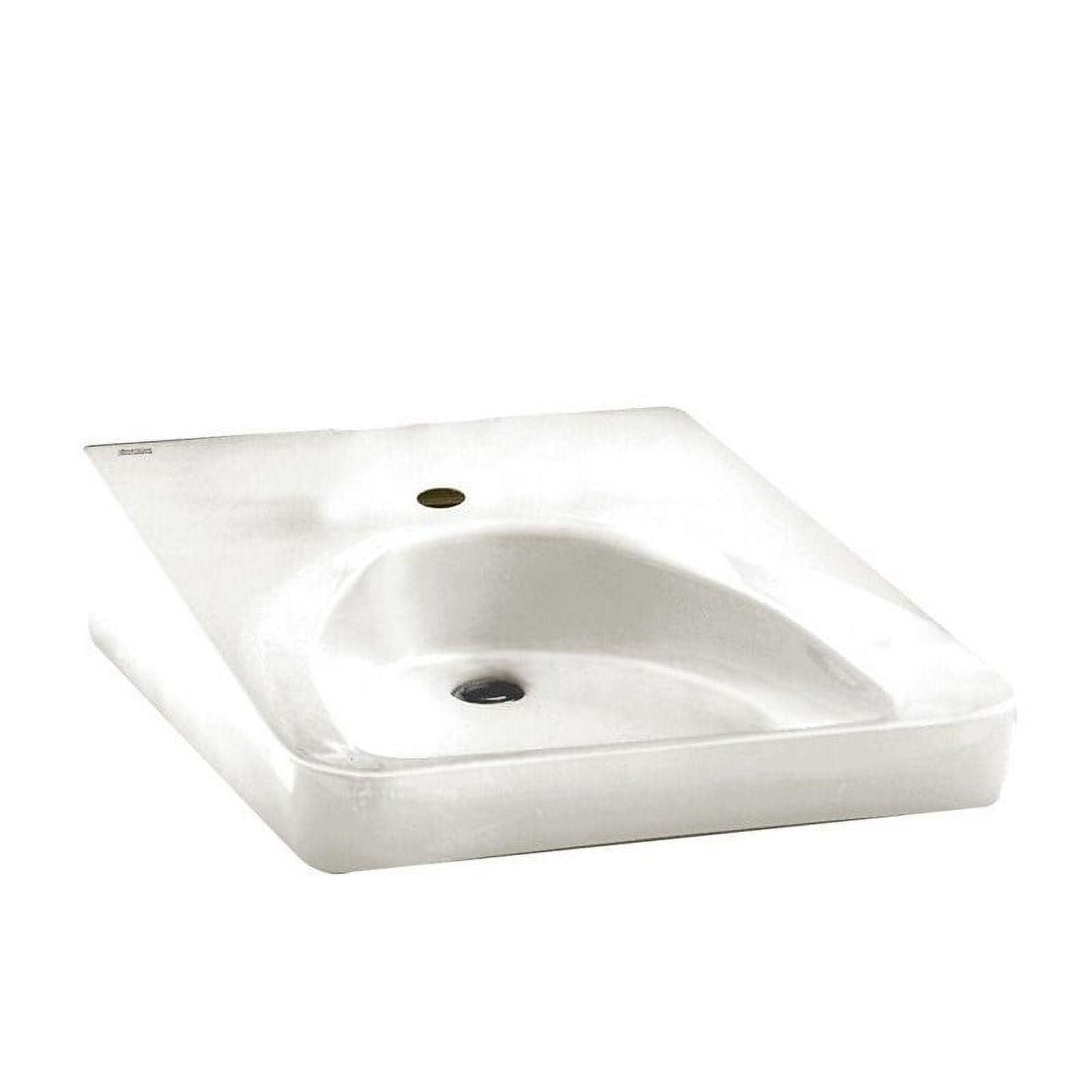 American Standard Wheelchair 20'' Vitreous China Rectangular Bathroom Sink with Overflow