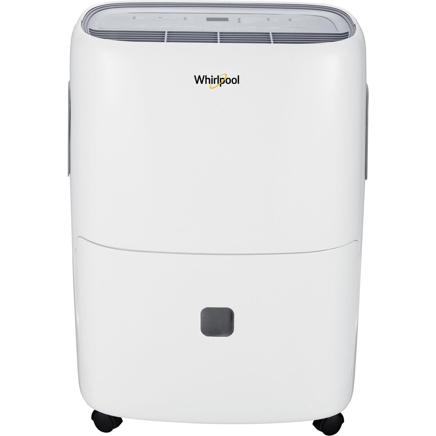 Whirlpool White 30-Pint Portable Energy Star Dehumidifier