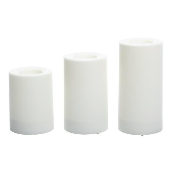 White 3-Pack LED Pillar Candles by Ashland®