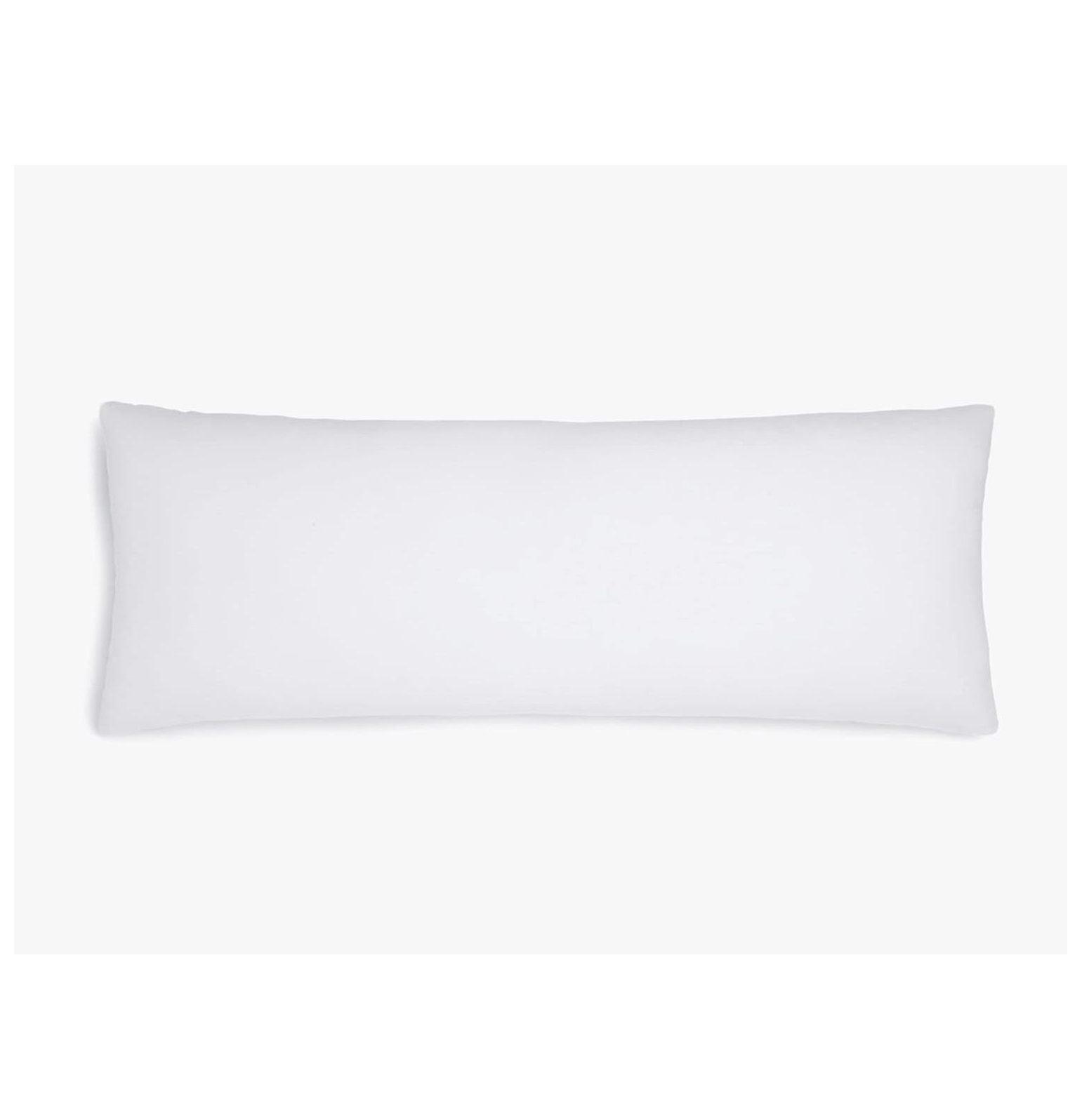 White Goose Feather and Down Body Pillow – Pillows Size 20 Inches x 54 Inches