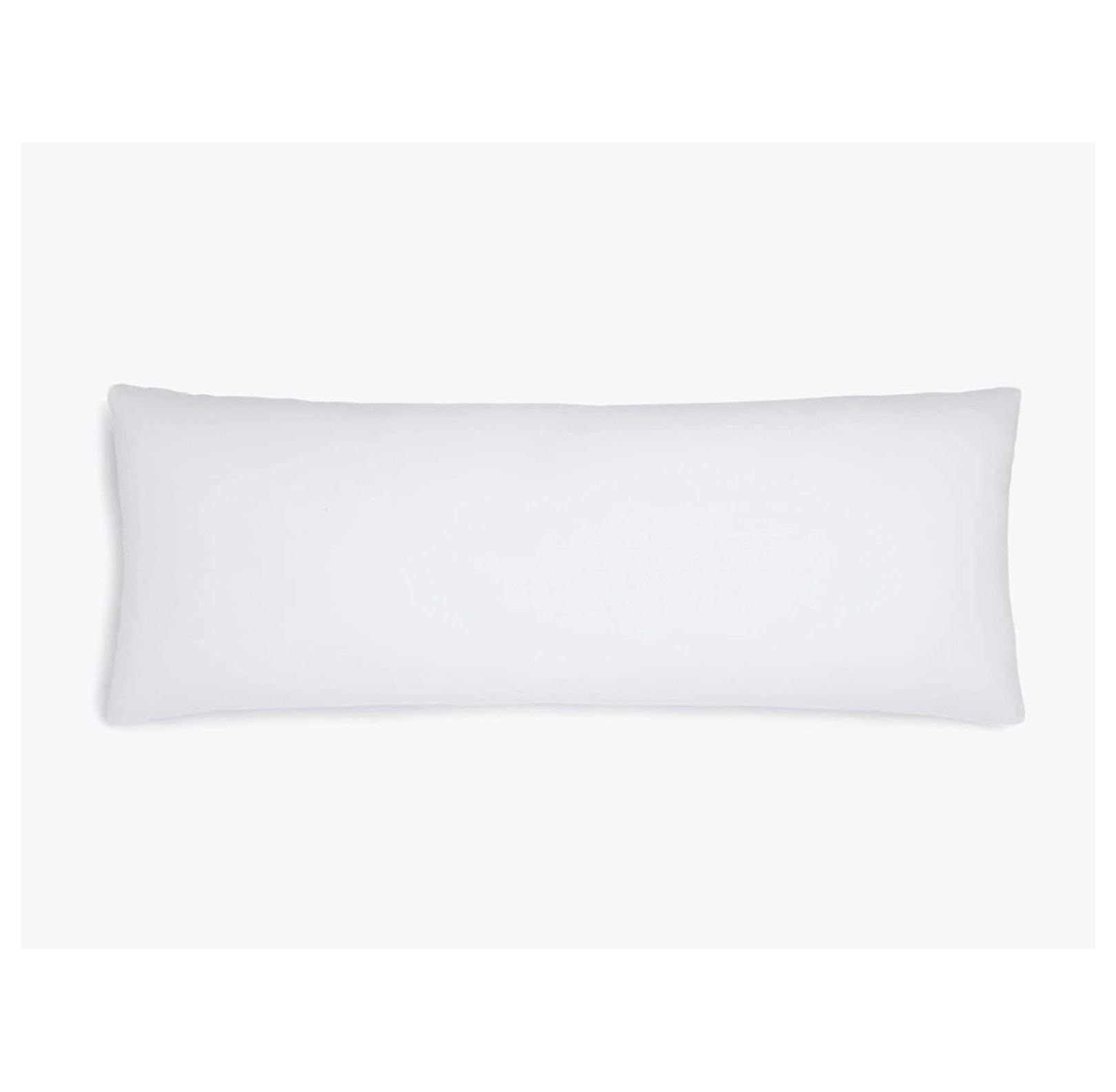 White Goose Down and Feather Body Pillow - 20" x 54"