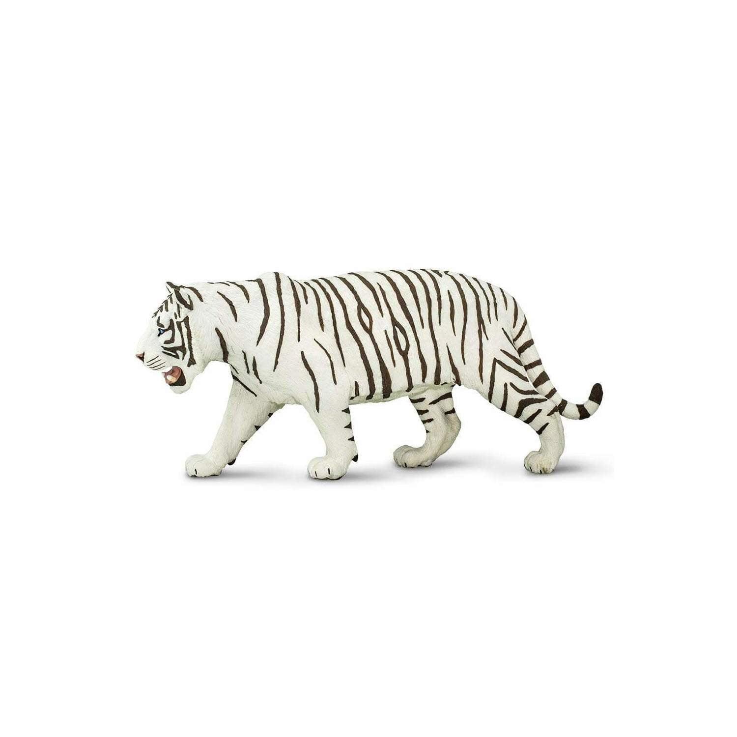 Safari Ltd. White Siberian Tiger Figurine - Realistic 10" Figure - Educational Toy for Boys, Girls, & Kids Ages 3+