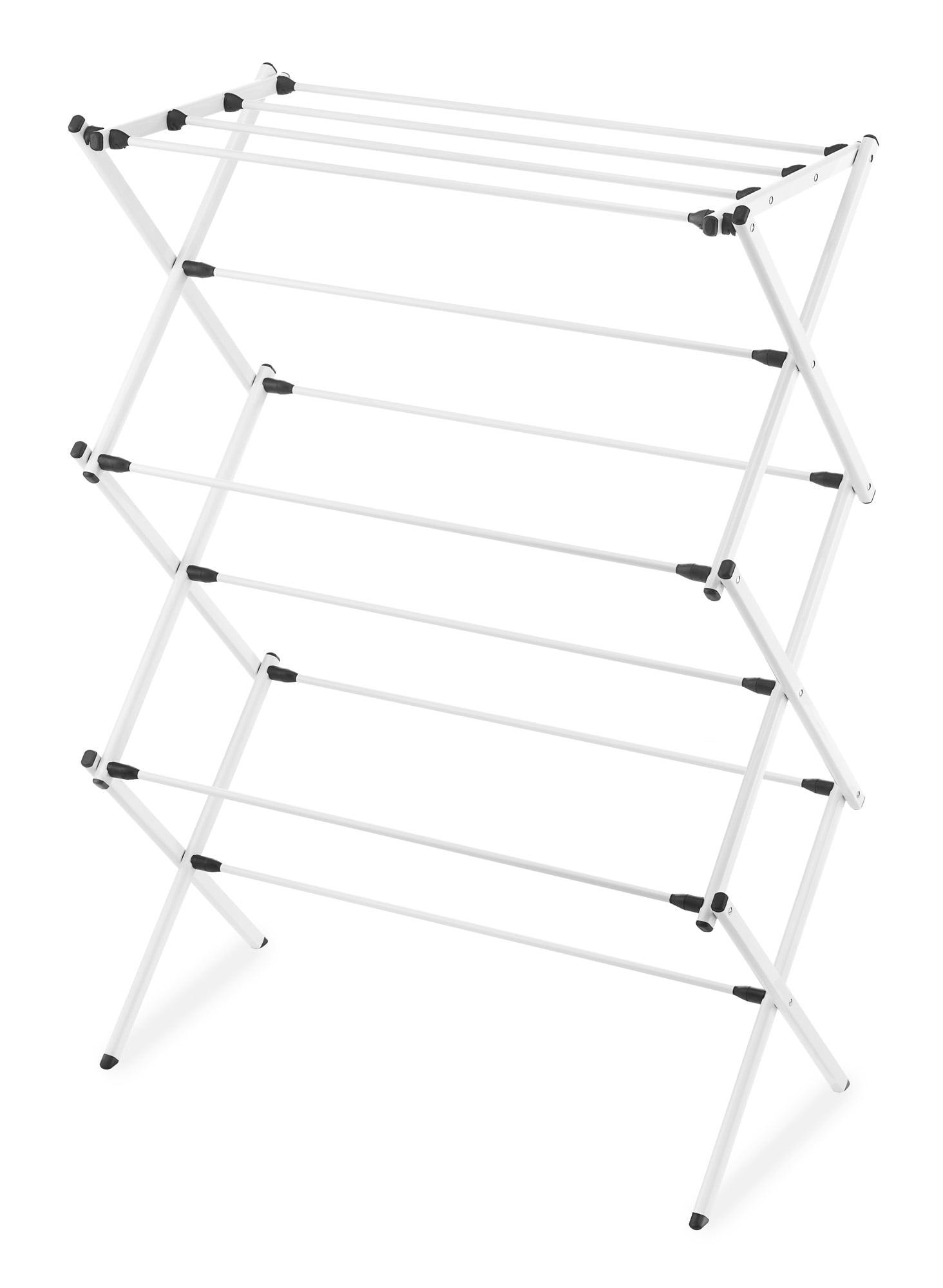 Whitmor White Steel Folding Drying Rack, 20" x 20"