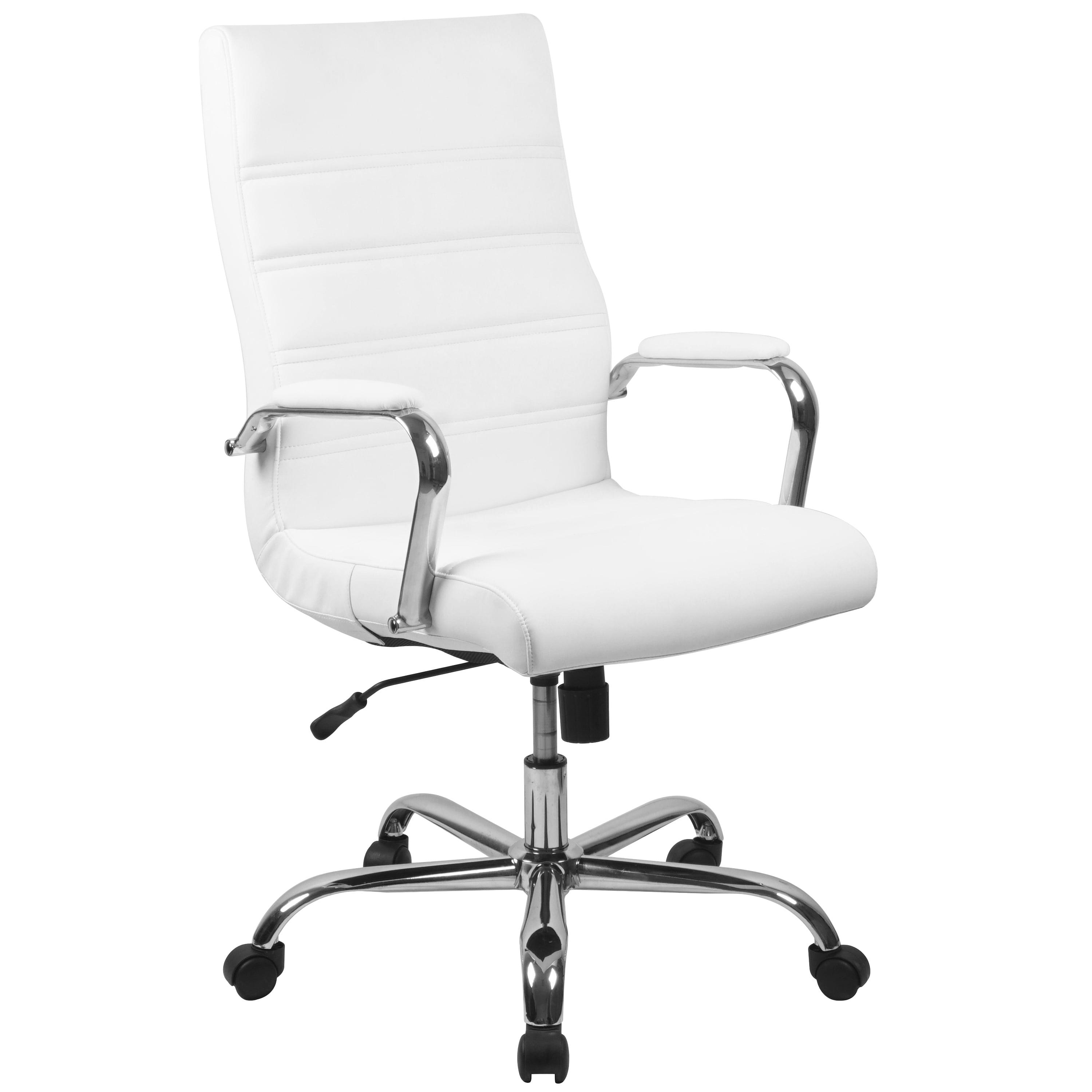 Flash Furniture High Back Executive Swivel Office Chair with Metal Frame and Arms