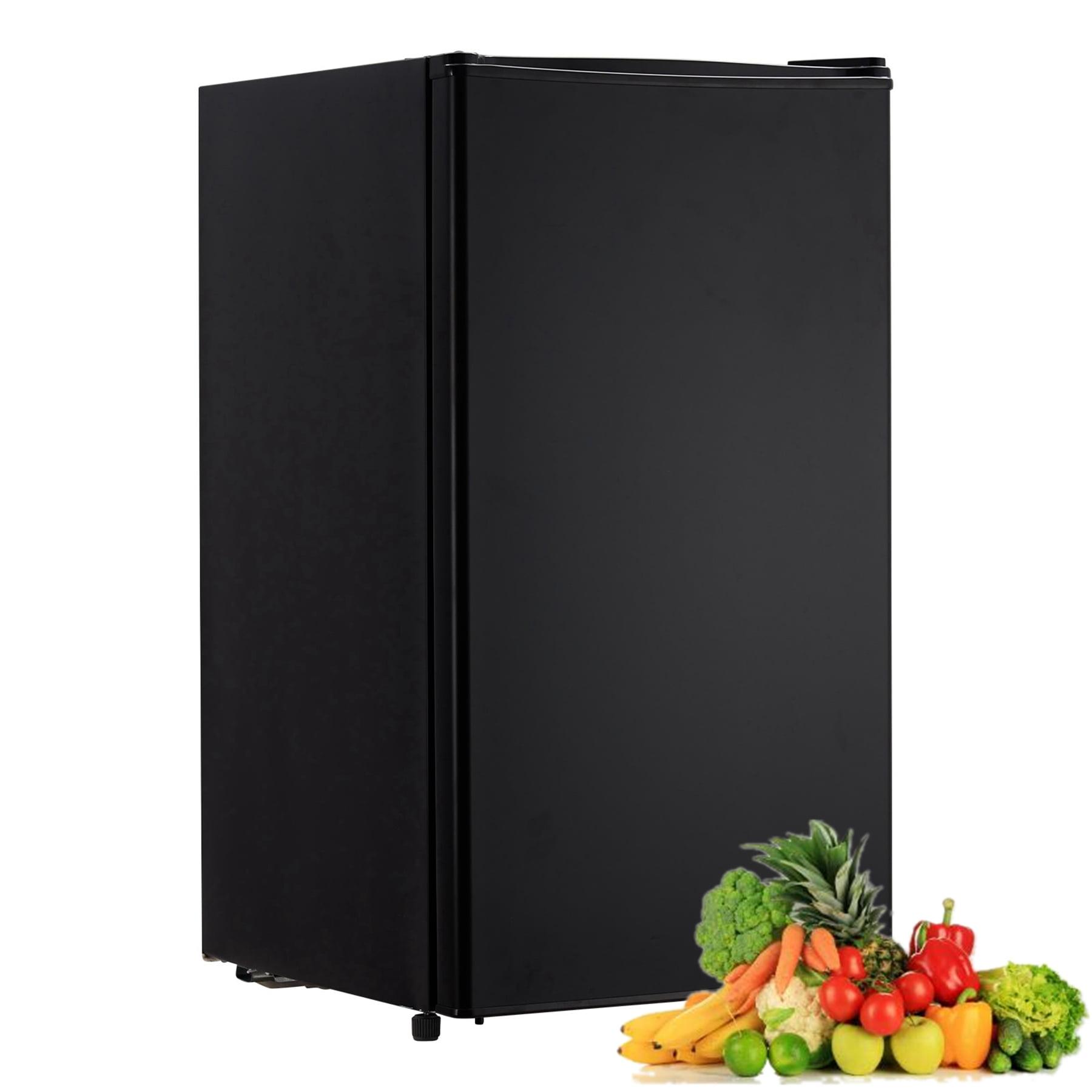 Black 3.2 Cu. Ft Compact Single Door Mini Fridge with Freezer