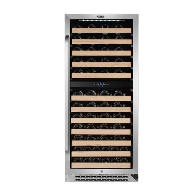 Whynter Whynter 92 Bottle Dual Zone Built-In Wine Refrigerator