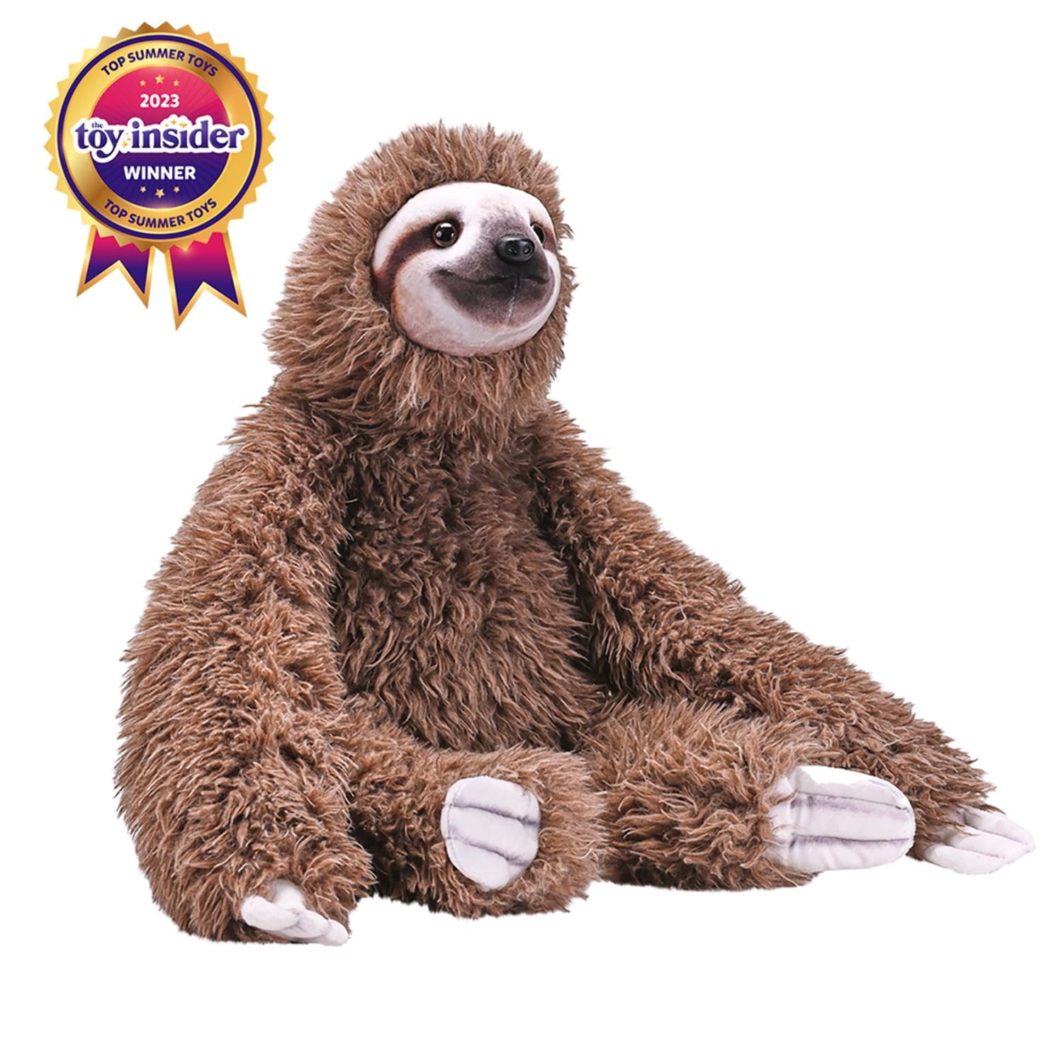 Wild Republic 15-Inch Brown Plush Sloth Toy