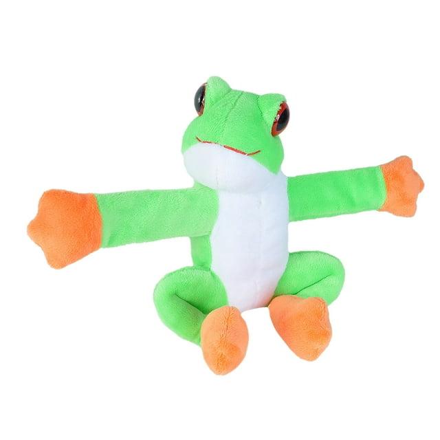 Wild Republic Huggers Red Eyed Tree Frog Stuffed Animal, 8 Inches